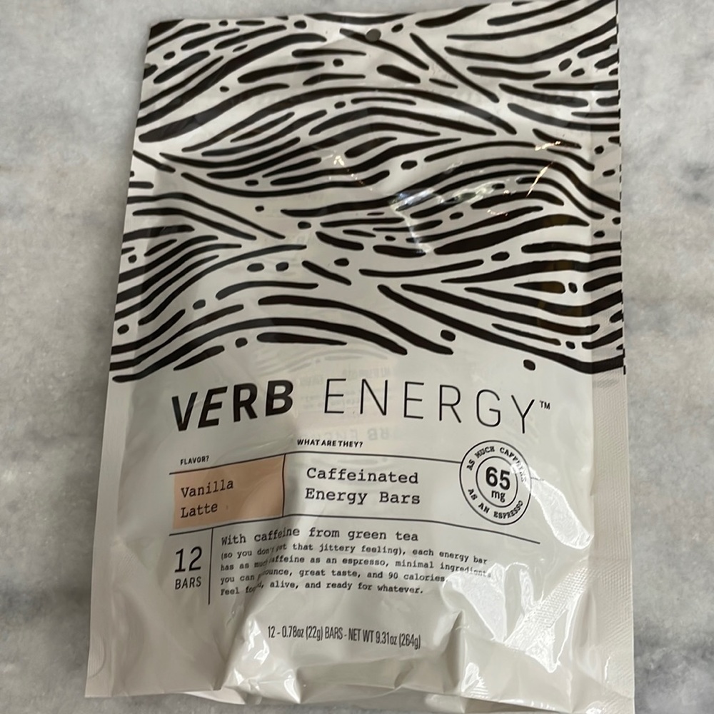 Unopened Verb Energy Bars